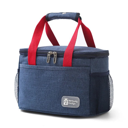 Skanto | Large Capacity Thermal Insulated Lunch Bag – Oxford Fabric Food Storage Picnic Bag, Portable Cooler Bag
