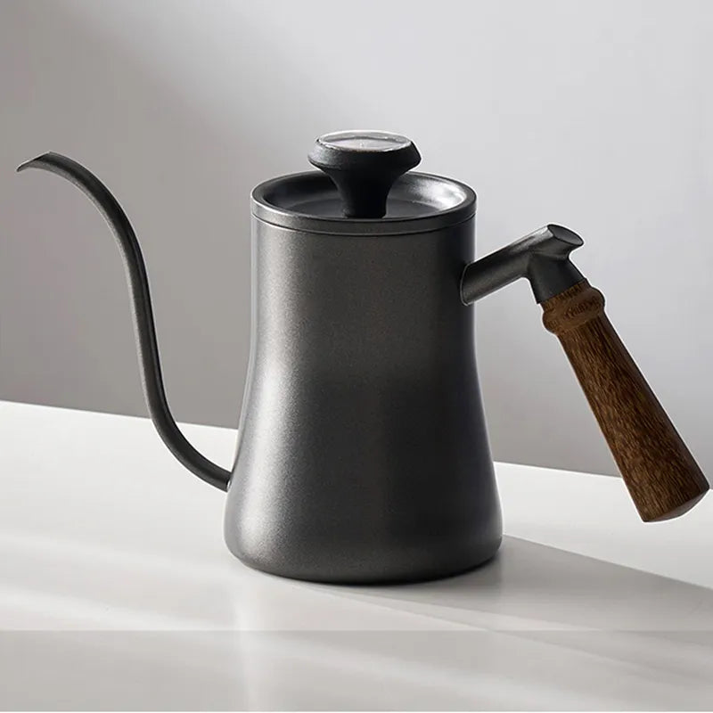 Skanto | GIANXI Hand Pour Kettle with Lid Drip Swan Neck Spout Coffee Water Kettle Long Spout Coffee Machine Coffee Accessories