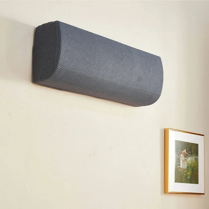 Skanto | Polar Fleece Air Conditioner Cover: Wall-Mounted Dustproof Protection, Easy-Clean Polyester AC Cover for Home Use