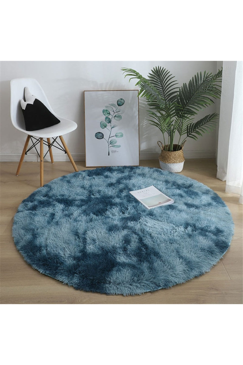 Fluffy Round Rug | Bowlift