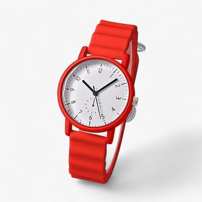 Skanto | Mina Jelly Watch – Colorful Quartz Watch with Elegant Silicone Wave Strap