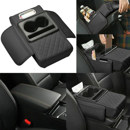 BowLift | Console Craft Multi-Pocket Car Armrest Pad