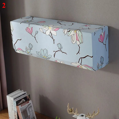 Skanto | Polar Fleece Air Conditioner Cover: Wall-Mounted Dustproof Protection, Easy-Clean Polyester AC Cover for Home Use