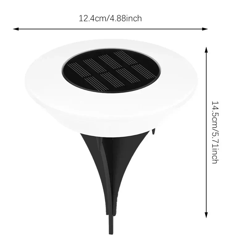 Solar Outdoor Path 4-piece Lights Brehn