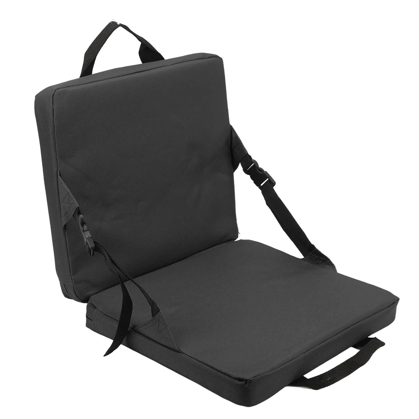 BowLift | SITPURE Folding chair with backrest | Padded seat cushion | Compact & Comfortable for stadium, beach & park