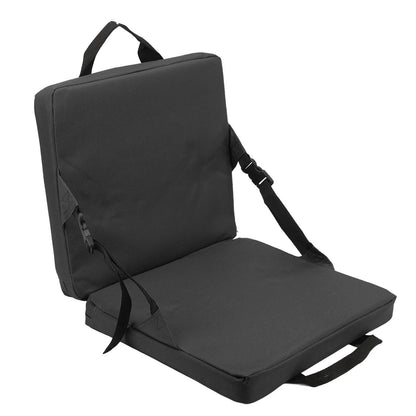 Kalsten | SITPURE Folding chair with backrest | Padded seat cushion | Compact & Comfortable for stadium, beach & park