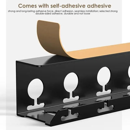 BowLift | CableFixx Cable Channel | Self-adhesive & Durable | For organization under the desk
