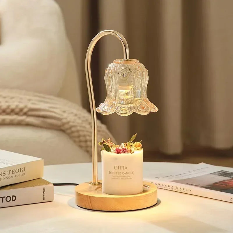 Skanto | Flower-Shaped Warm Audience Candle Warmer Lamp