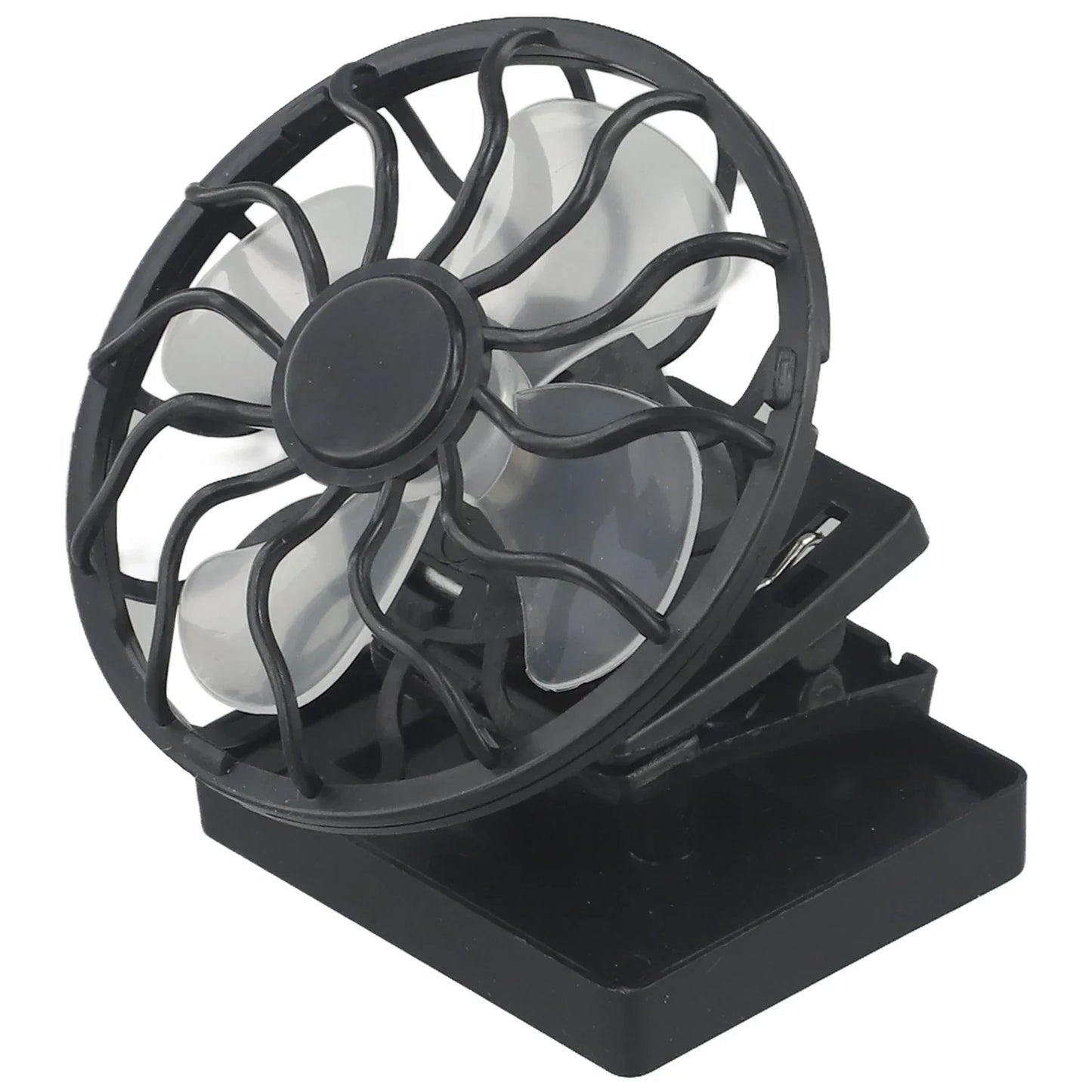 BowLift | Solar-Ventilator SunBreeze ClipFan | Mini-Clip Fan with Solar Panel | For Outdoor Activities, Travel & Sports | Hands-Free Cooling