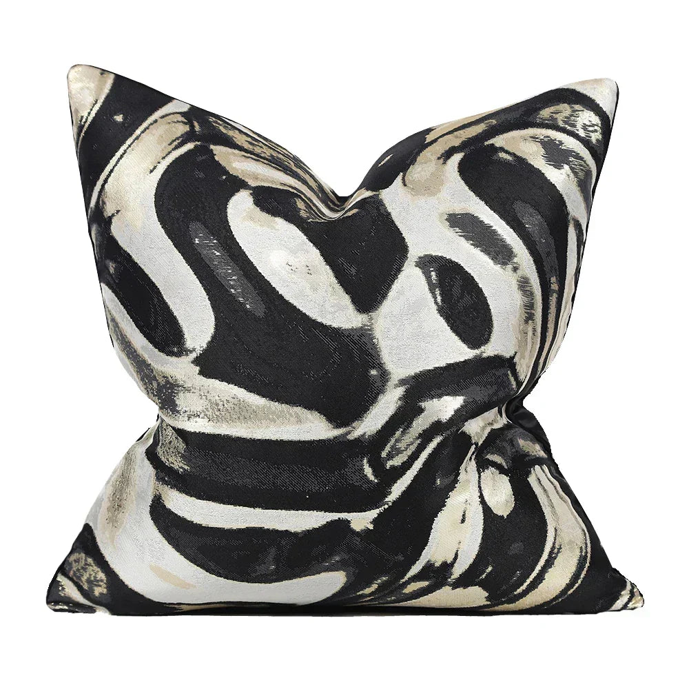 Skanto | Modern Pillow Cover with Abstract Design for Living Room and Bedroom - Luxurious Decoration