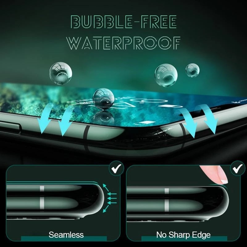 BowLift | Full Cover Luminous Tempered Glass iPhone Screen Protector