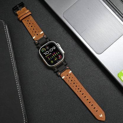 Skanto | Genuine Leather Apple Watch Band – Stylish and Durable Strap for Your Apple Watch