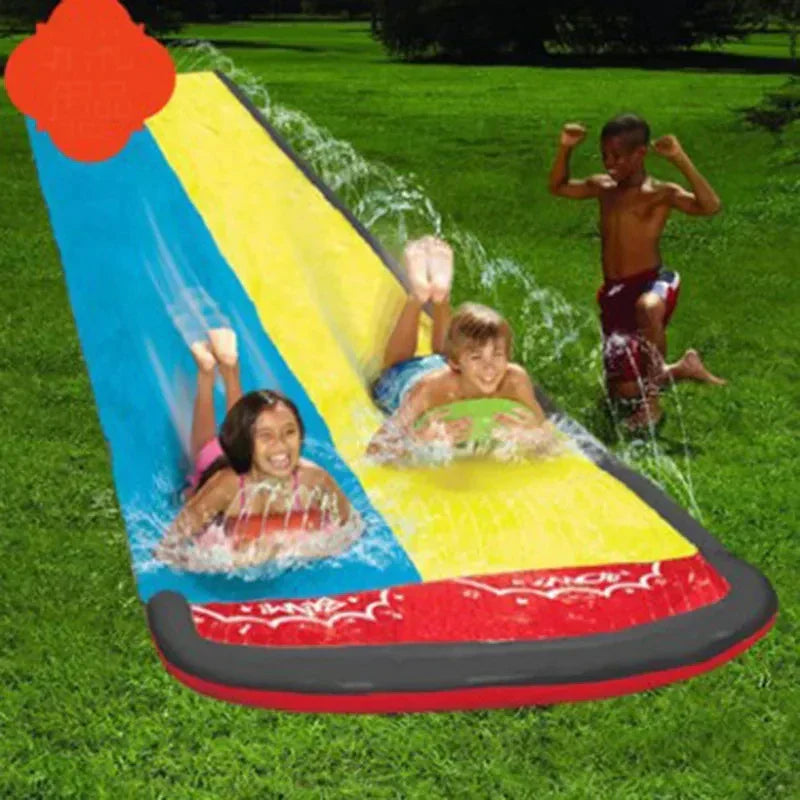 BowLift | AquaRush Water Slide | Inflatable Water Slide with Sprinkler Function | For Garden & Outdoor | Summer Fun for Kids
