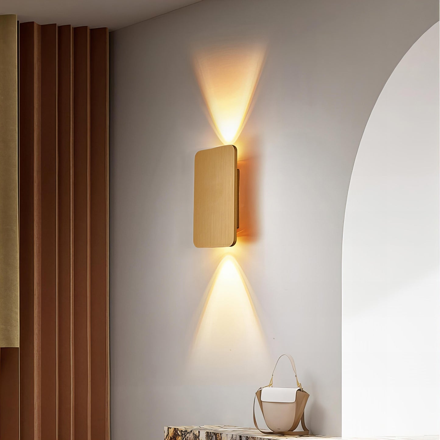 Skanto | Koda - Rectangular Up/Down Wall Lamp Warm White