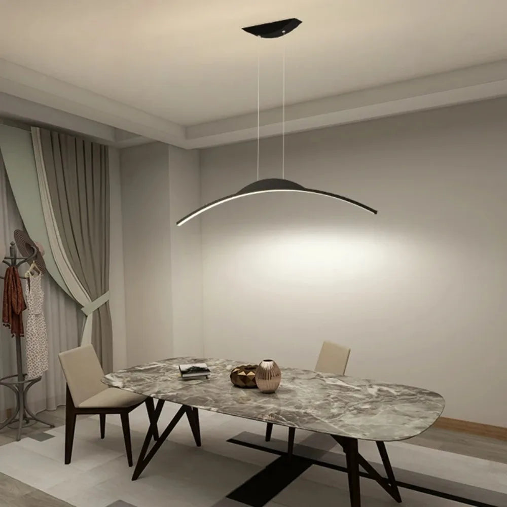 Modern E14 LED Pendant Lamp with 10–15 m² Lighting Range