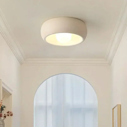 Skanto | Japanese Wabi-Sabi Round LED Ceiling Lamp