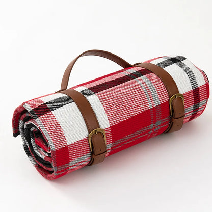 BowLift | Outdoor Plaid Picnic Blanket | Waterproof Foldable Mat