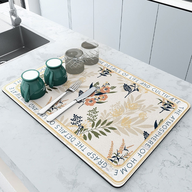 Absorbmat Premium - The Perfect Kitchen Mat for Dry and Safe Dishware