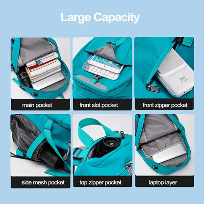 Karnz | Travel backpack TrekVault 40 | 40 L outdoor backpack with rain cover | For hiking, travel & everyday life | 31 × 20 × 52 cm