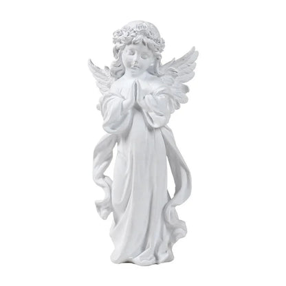 Skanto Decor - Artistic Resin Angel Figurine for Store Sculpture Modern Art