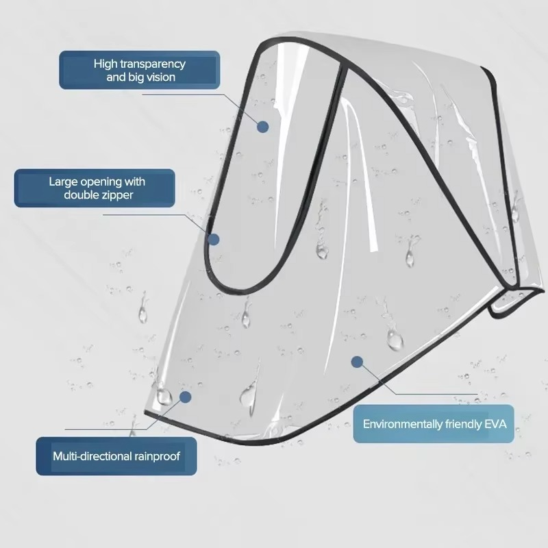 Skanto | Universal Waterproof Stroller Rain Cover for All-Weather Protection