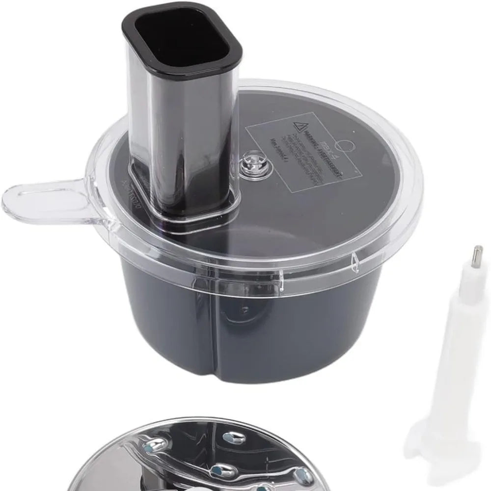 BowLift | MixWerk Thermomix Cutting Set for TM6 & TM5 | Vegetable Cutter & Grater | Slicer Attachment for Radishes & Sweet Potatoes | Accessories with Container