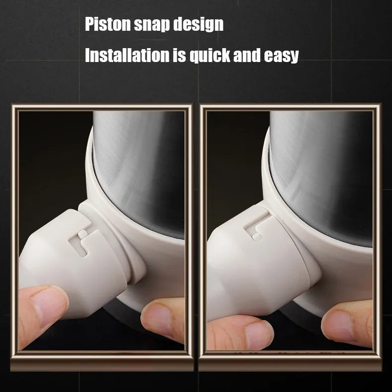 Skanto | Stainless Steel Horizontal Sausage Stuffer - Homemade Kitchen Sausage Filler and Stuffing Tool