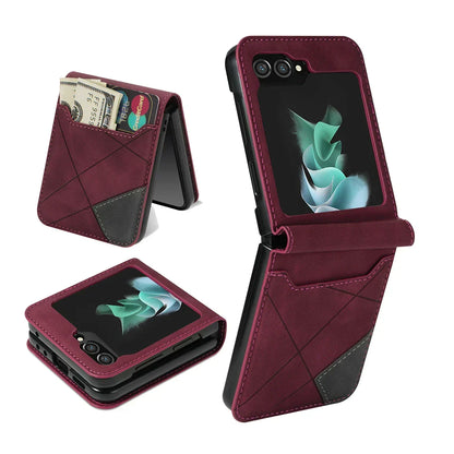 Skanto | Leather Wallet Case for Samsung Galaxy Z Flip Series