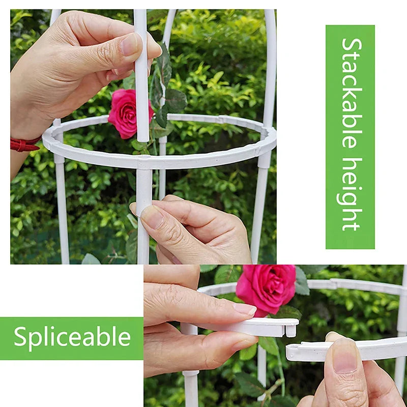 BowLift | GrowArc Garden | Plant climbing aid made of fiberglass | Stable & weatherproof | For climbing plants & vegetables