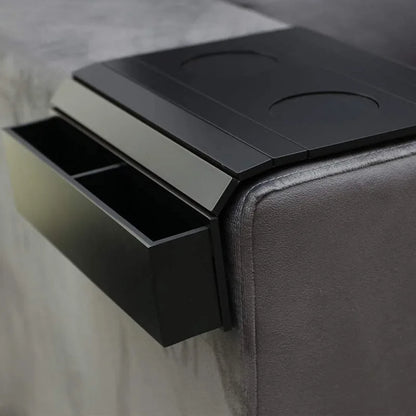 Minimalist Bamboo Sofa Armrest Organizer | Karnz