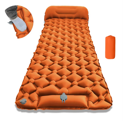 Skanto Skanto | Ultra-Comfort Inflatable Camping Mattress with Integrated Pillow and Pump