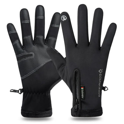 Skanto Skanto | IronRide Motorcycle Winter Gloves | Waterproof & Windproof | Fleece Lined & Touchscreen Compatible | Tactical Design