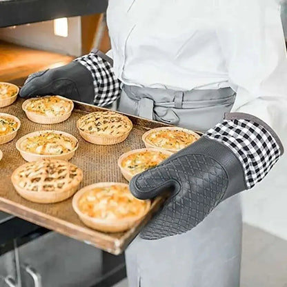 BowLift | ThermoGrip Silicone Kitchen Glove | Heat Resistant up to 250 °C | Non-Slip & Extended | Anti-Scald Protection for Oven & Grill