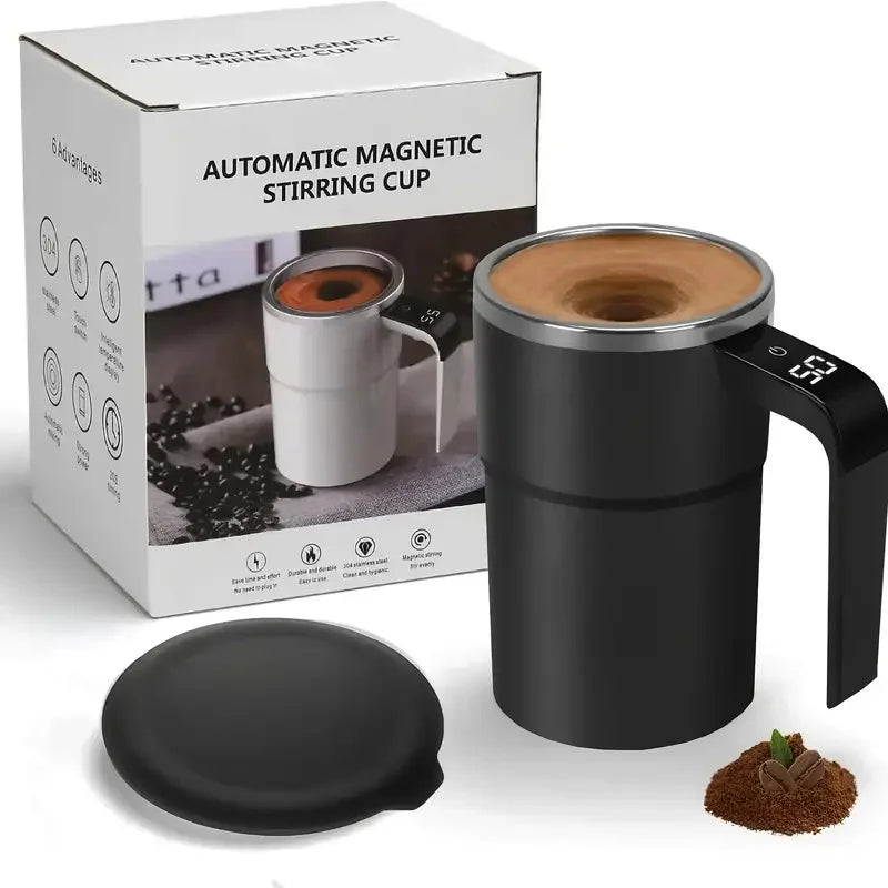 Skanto | Digital Temperature Display Self Stirring Mug