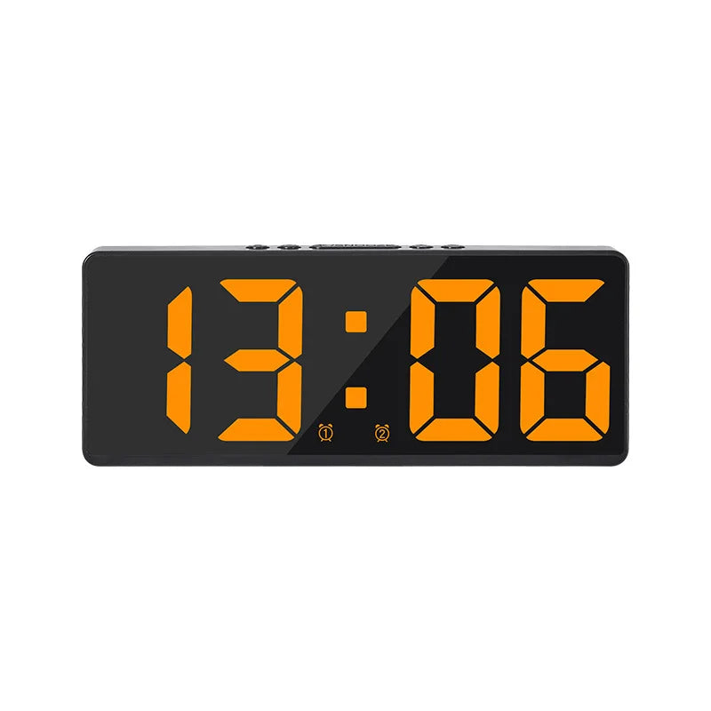 Sandsberg LED Alarm Clock with Voice Control | Silent Night Mode | Modern Design