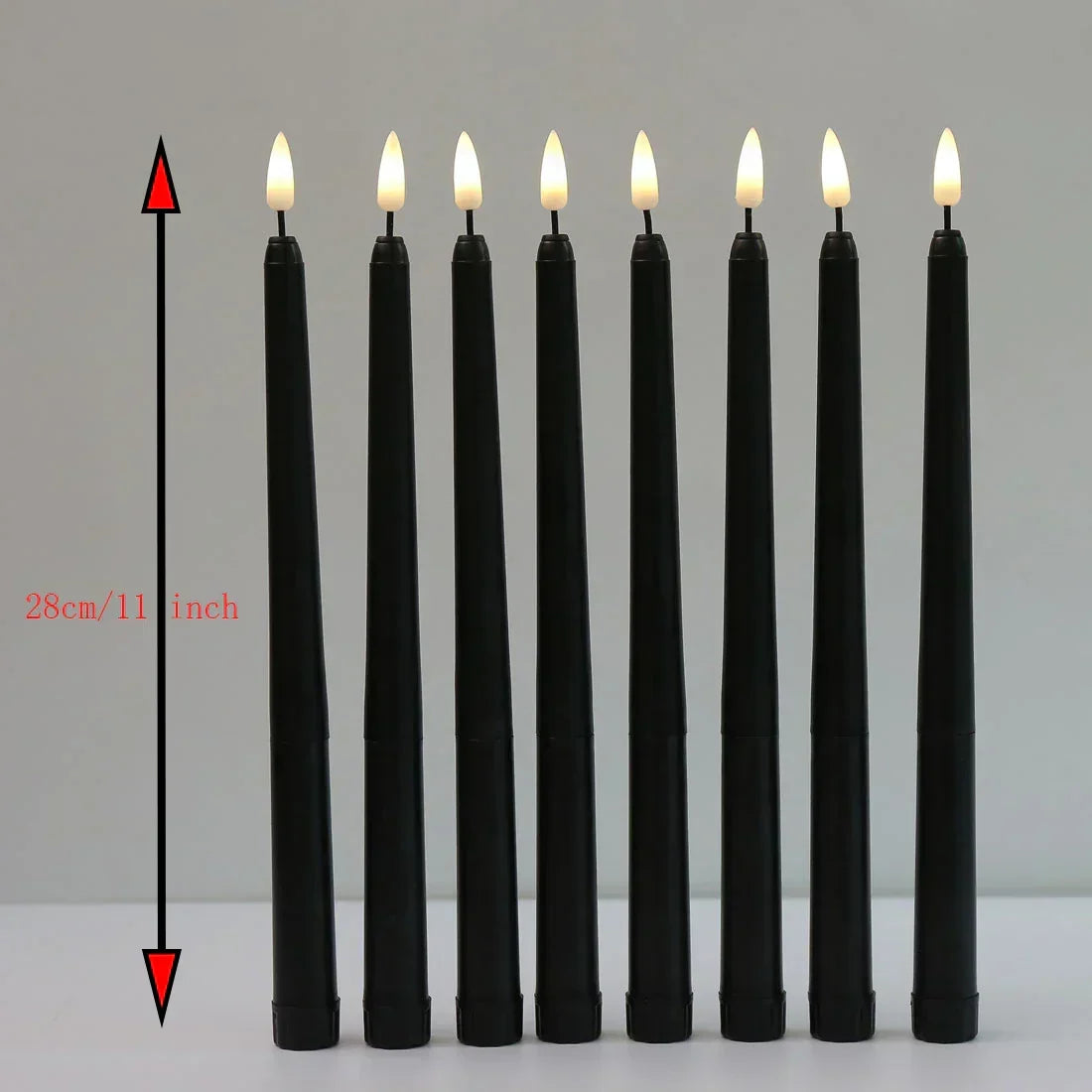 Skanto | Nightfall - Black LED Candles with Remote for Halloween