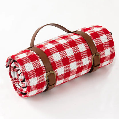 NovaPlaid | Waterproof Foldable Picnic Blanket with Strap | Skanto