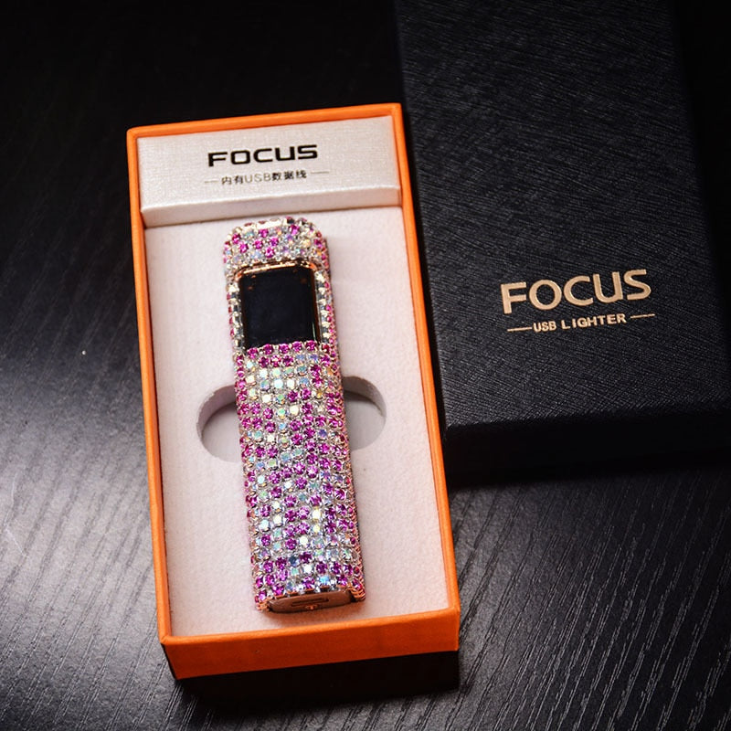 BowLift | Sparkle Stone Rhinestone Rechargeable Portable Lighter