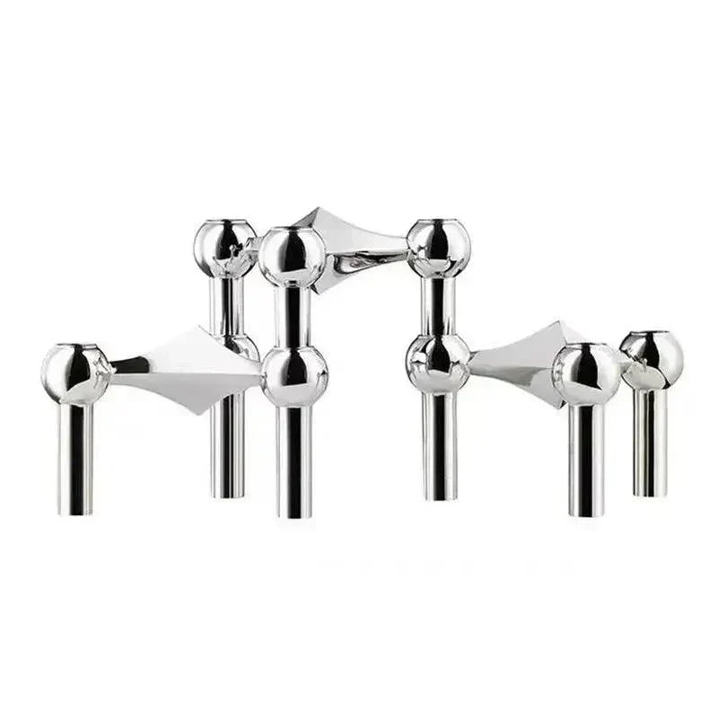 Sandsberg | Metal candle holder | Molecular Nordic design | Multiple colors