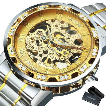 Brehn | Luminescent Mechanical Titanium Skeleton Watch