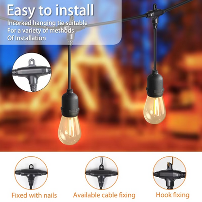 BowLift | Waterproof LED Outdoor String Lights for Garden and Party Decor