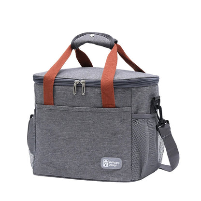 Skanto | Large Capacity Thermal Insulated Lunch Bag – Oxford Fabric Food Storage Picnic Bag, Portable Cooler Bag
