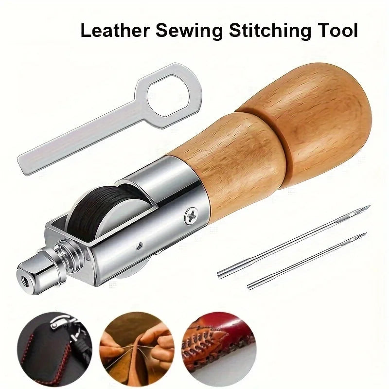 BowLift | Leather Sewing Kit | Hand Sewing Machine & Accessories | Waxed Thread & Tools | For Leather Craft & Repairs