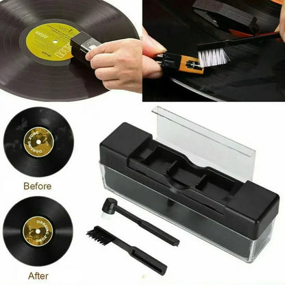 Skanto | Dust-Free Sound: Vinyl Record Cleaning Brush - Anti-Static Cleaning for Albums, LPs, CDs, Stylus, Keyboards, and Camera Lenses