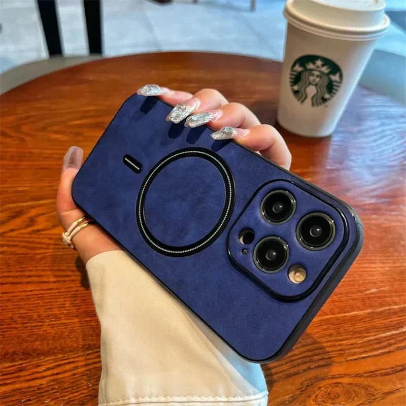 Skanto | Deer Leather iPhone Case MagSafe Wireless Charging