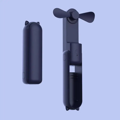 New Handheld Portable Mini Fan - Creative, Three-Speed Adjustable, Solid Color, USB Rechargeable Small Fan | Skanto