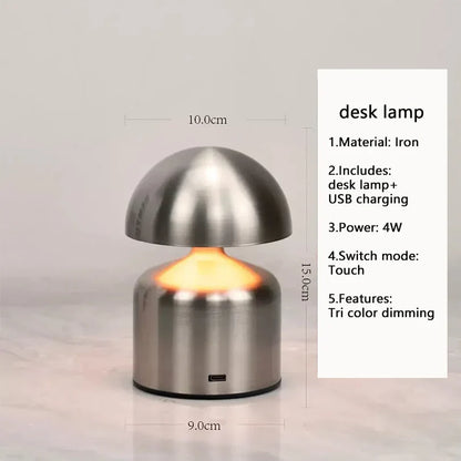 BowLift | LumoVerde LED table lamp | Rechargeable | 3 color temperatures & touch dimmer | 4W | 5V