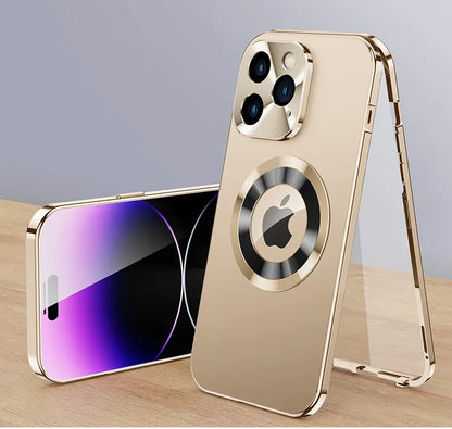 BowLift | Case 360° Full Screen Lens Metal Magnetic Magsafe Covers Aluminum for iPhone 15 14 13