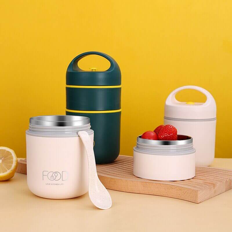 Skanto | LunchBuddy Premium Lunch Box | Leak-Proof & Sustainable | Bento Box with Compartments | Ideal for Work & School