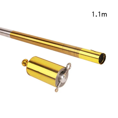 Portable telescopic self-defense baton
